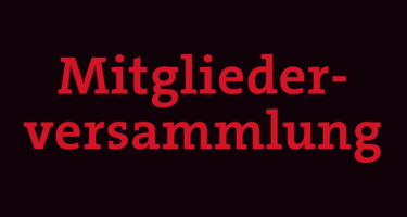 Mitgliederversammlung