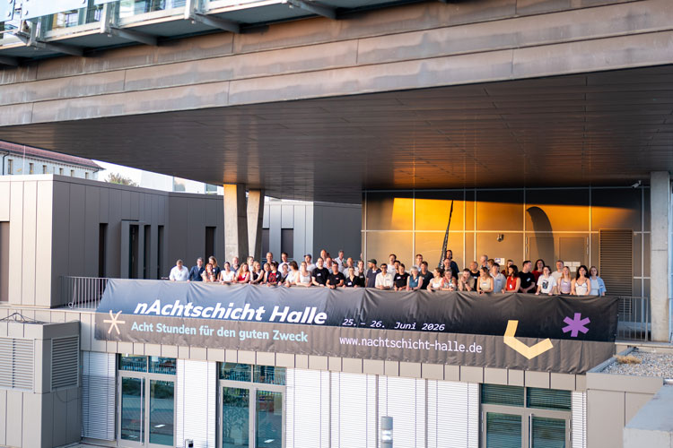 „nAchtschicht Halle – Acht Stunden für den Guten Zweck“ am 25.06.2026: mehr als 30 Kreative aus Kreativunternehmen setzen pro Bono 6 Projekte für gemeinnützige Orga-nisationen und Initiativen in einer kreativen Nachtschicht um (Foto: P. Fiedler)